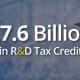 £7.6 Billion R&D tax credits