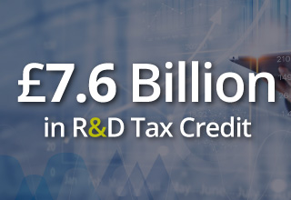 £7.6 Billion R&D tax credits